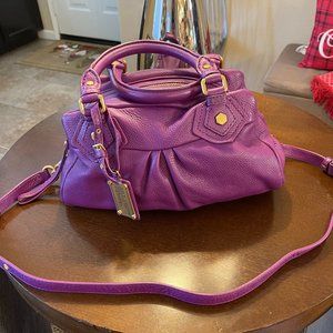 Marc by Marc Jacobs Purple Leather Classic Q Baby Groovee Bag